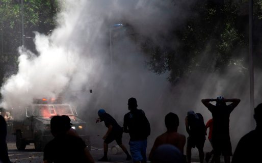 Chile: incidentes en las protestas a un año del estallido social