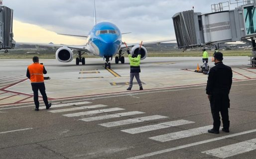 Arribó el primer vuelo a Comodoro Rivadavia