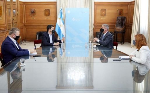 Arcioni estuvo con De Pedro y continúan las gestiones por el plan anti-crisis