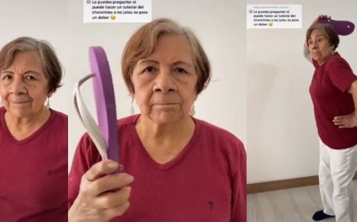 El tutorial de una abuelita sobre cómo dar un «chancletazo»