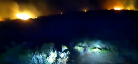 Todavía no se pudo controlar el incendio al norte de Comodoro