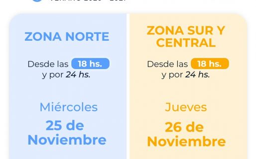 La SCPL informó los cortes programados de esta semana