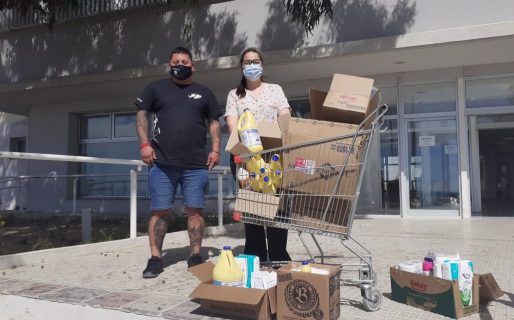 Solidaridad Barrial: El Hospital Alvear recibió donaciones de elementos de limpieza
