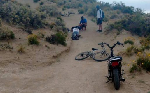 Un ciclista se encuentra en estado de coma tras accidentarse en el camino Perón