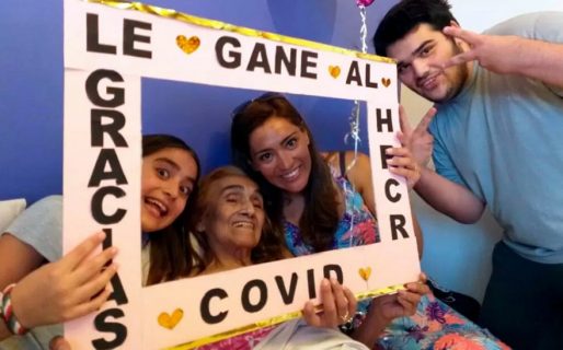 Una abuela llegó desde Salta a festejar su cumpleaños sorpresa y al final le ganó al Coronavirus