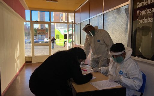 Partió el primer colectivo de larga distancia desde la terminal