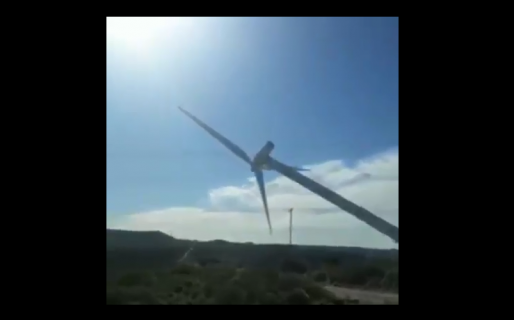 Comodoro: derriban molinos eólicos que ya no producen más energía