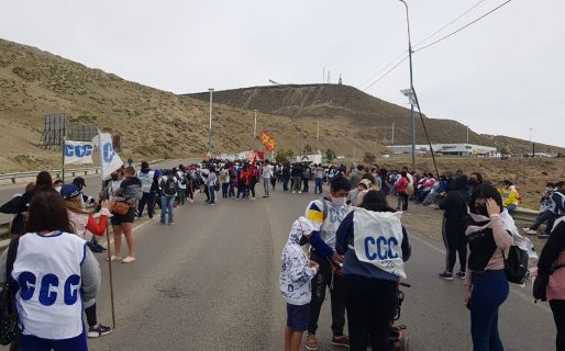La CCC cortó la ruta 3 en el Infiernillo por una protesta nacional