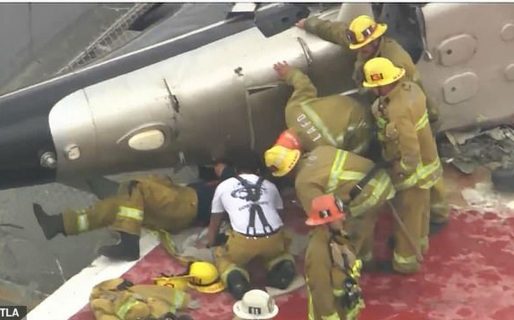 EEUU: Así se estrelló un helicóptero que transportaba un corazón para trasplante