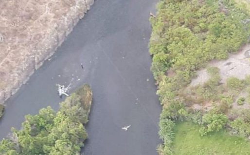 La causa de la tragedia: el helicóptero de Brito se enredó en un cable de tirolesa