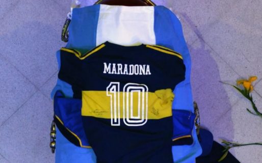 La historia de la camiseta de Boca que Dalma eligió para el féretro de Diego