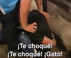 Un menor corrió una picada, chocó a una camioneta y luego se burló de las víctimas: «Te choqué gato»