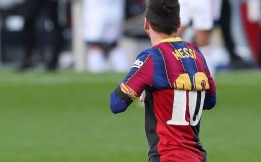 El conmovedor homenaje de Messi a Diego en el triunfo del Barcelona