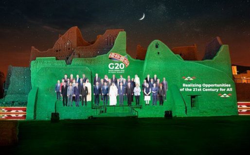 La tecnología reunió a los presidentes del G20 en una original foto de familia
