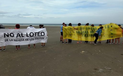 Vecinos se manifestaron en contra del inicio de obras en “la bajada de los palitos”