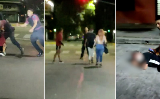 Video: imputaron a tres menores por golpear a un policía
