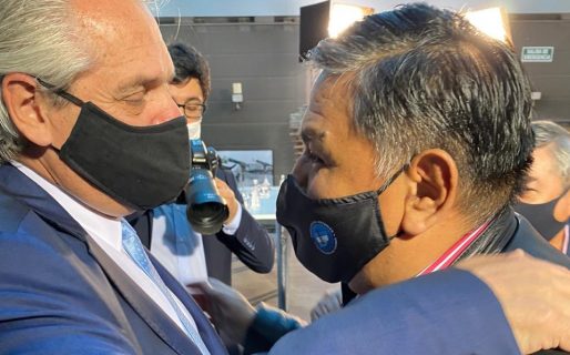 Ávila participó del lanzamiento del Plan Gas.Ar junto al Presidente