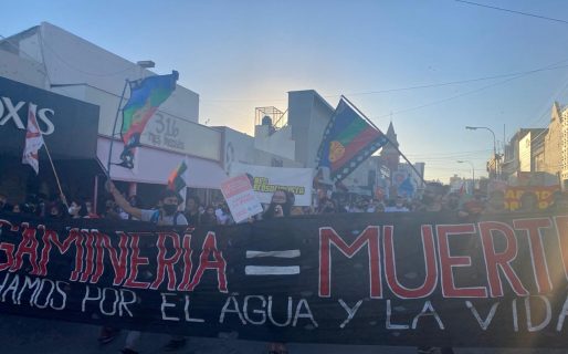 Marcharon contra la minería en el centro de Comodoro