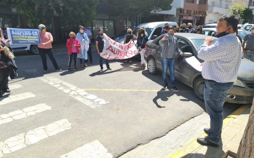 Personal Jerárquico y Jubilados Municipales se movilizaron en contra del aumento no remunerativo