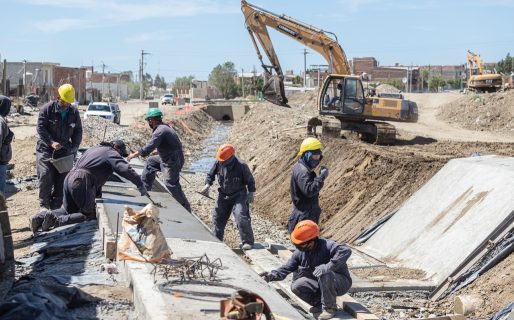 El reservorio de zona Sur «va a frenar la lluvia, va a contener el barro, y vamos a poder regular el agua»
