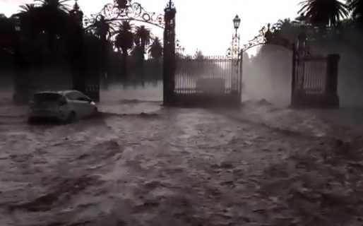 Las impresionantes imágenes del diluvio en Mendoza que inundó las calles