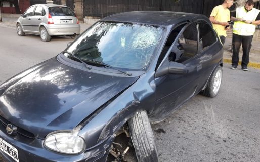 Conductor en estado de ebriedad chocó contra una palma en el centro