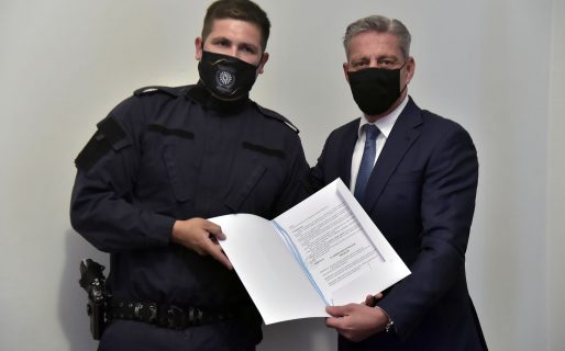 Arcioni: “Me siento orgulloso de la policía que tenemos”