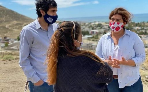 Ana Clara Romero visitó a los vecinos del barrio Sismográfica