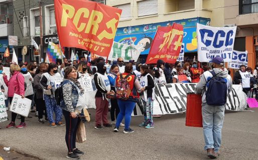 La CCC marchó por un salario de 30.000 pesos, bolsones y Educación Pública