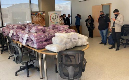 La Municipalidad y el Banco Credicoop donaron insumos a diferentes entidades