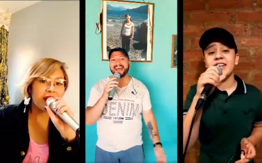 Grupos de cumbia comodorenses unieron sus voces en una canción navideña