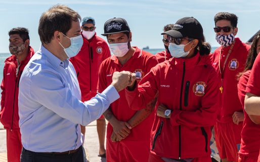Se inauguró la temporada de Guardavidas