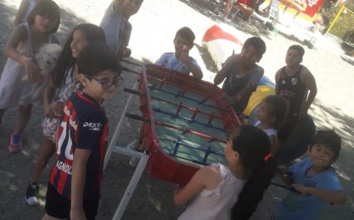 Papá Noel visitó el Sector 9 de las 1008