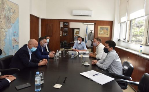 Obras de Vialidad: El Intendente se reunió con funcionarios nacionales y provinciales