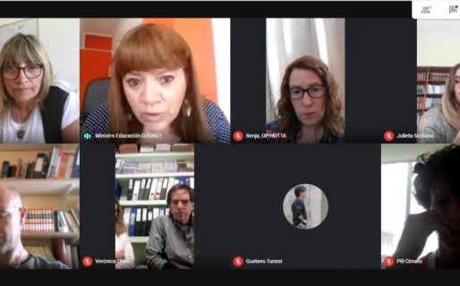 Perata mantuvo un encuentro virtual con padres de distintas regiones