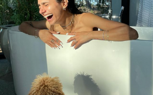 Mia Khalifa: el escatológico video viral con su perro y un barbijo