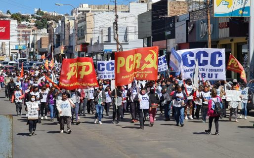 La CCC se moviliza en el centro pidiendo trabajo