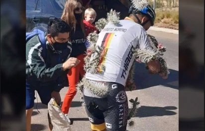 Un ciclista terminó de la peor manera cuando circulaba por la avenida “Los Cactus”