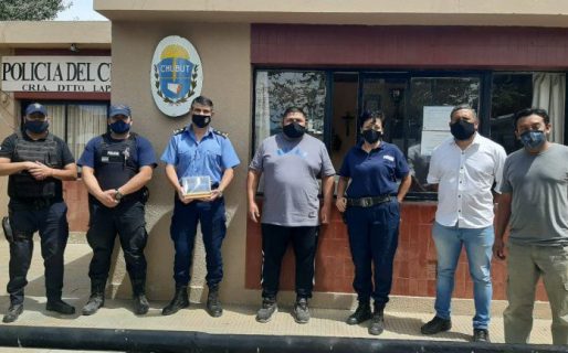 La Policía de Laprida fue distinguida  por sus vecinos