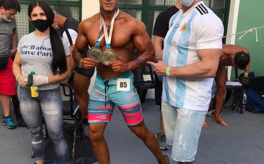 Un comodorense, subcampeón argentino de culturismo