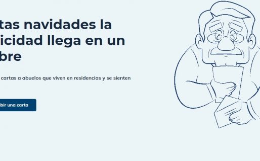 Una página permite escribirle cartas a abuelos que se sienten solos