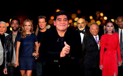 2020: 48 famosos del espectáculo y del deporte cuya muerte nos impactó