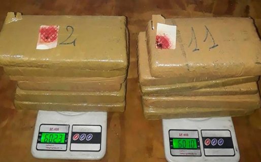 Detuvieron a un policía antinarco con 12 kilos de marihuana