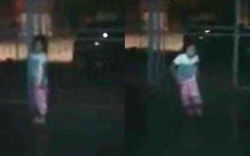 Filmaba a su hija y descubrió actividad paranormal