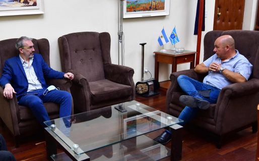 Sastre acordó con Puratich cómo será la distribución de vacunas en la provincia