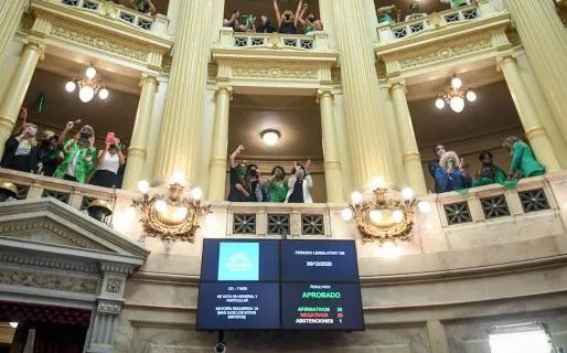 Cuatro senadores que cambiaron su postura y dos ausencias permitieron que el aborto sea legal