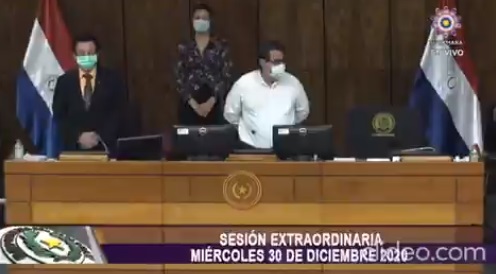 Diputados paraguayos realizaron un minuto de silencio en repudio a la legalización del aborto en Argentina