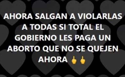 El repudiable posteo de un periodista: “Ahora salgan a violarlas a todas, si total el Gobierno les paga un aborto»
