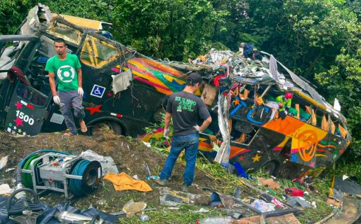 Al menos 21 muertos en un accidente de ómnibus