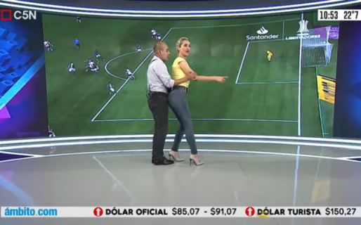 Elio Rossi «apoyó» a una compañera para explicar la expulsión de Rojas contra Palmeiras